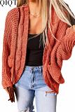 Amazon women new 2022 autumn and winter knitting cardigan sweater coat shawl