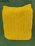 Amazon wish loose knitted cardigan tassel long sweater coat
