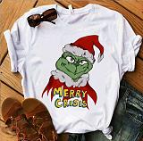European and American Foreign trade independent station Christmas holiday printed T shirt