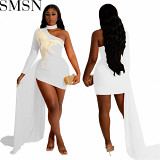Plus Size Dress Amazon Fall new sexy off the shoulder fitted waist dress for women