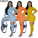 Women Jumpsuits And Ro Amazon new high waist slim fit sunken stripe solid color pantyhose jumpsuit