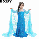 Halloween children clothing 2022 summer dress for girls Frozen dress for girls