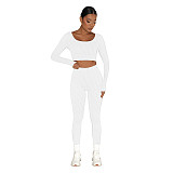 Two Piece Set Women Clothing sports and leisure long sleeve trousers commuter two piece set