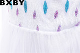 Princess Elsa dress Frozen 2 girls Aisha dress summer kids skirt clothes Aisha clothing for women