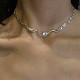 Choker Necklace Single Drill Love Angel Wings Clavicle Chain