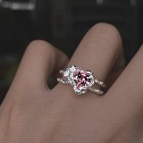 Rings Retro Moonstone Light Luxury Opening Adjustable Index Finger Ring Jewelry