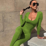 Women's Clothing Explosion 2023 Summer New Fashion Long-sleeved Slim Fit Butt Lifting Pants