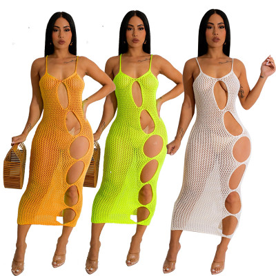 Female Sexy Loophole Fashion Suspender Dress