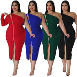 Large Women'S Wholesale Supply Front Split Dress