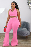 New Sexy Halter Vest Bell-Bottoms Two-Piece Set