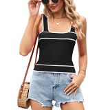 Solid Color Knitted Sweater Short Cropped Navel Vest