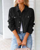 Women'S Jean Jacket Jacket Long Sleeve Top