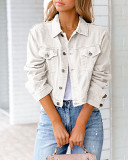 Women'S Jean Jacket Jacket Long Sleeve Top