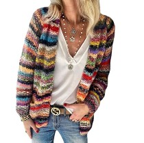 Sweater Knitted Cardigan Thin Coat Loose Coat Female
