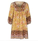 Bohemian Casual Vacation Style Dress For Women