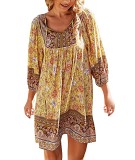 Bohemian Casual Vacation Style Dress For Women