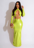 Hot Selling Sexy Gilded Neck Hanging Fashion Dress
