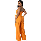 Chest Wrapped Women'S High Waisted Jumpsuit