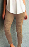 Casual Slim Fitting Tight Elastic Pants For Women
