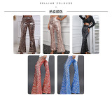 Women'S Sequin High Waisted Casual Pants