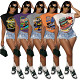 Cool Racing Print Sleeveless Side Cut-Out T-Shirt Top