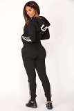 Printed Long Sleeved Sweater Sportswear For Women