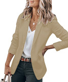 Suit Collar Loose Fitting Single Breasted Suit For Women