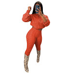 Anti Pilling Knit Sweater Two-Piece Set For Women