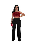 Sexy Fashionable Back Zipper Straight Trousers