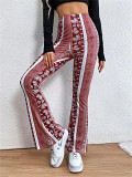 European And American New High-Elastic Skinny Flared Sexy Leggings To Wear Women'S Pants Outside