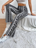 European And American New High-Elastic Skinny Flared Sexy Leggings To Wear Women'S Pants Outside