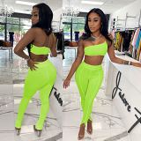 Crop Top Sexy Women pants Sets Two Piece Outfits