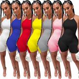 Backless Stretchy Women One Piece Jumpsuits And Rompers