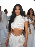 Sexy knit perspective nightclub suit low waist bag hip skirt suit
