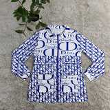 Casual printed slim jacket women coat