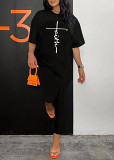 Womens Tracksuit 2 Piece Set Short Sleeve Crewneck Tops And Long Pants Printed Leisure Outfits