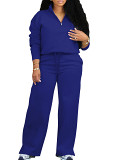 Women 2 Piece Outfits Sweatsuit Sweatshirt Sweatpants Tracksuit Sweat Lounge Matching Set Fall Trendy