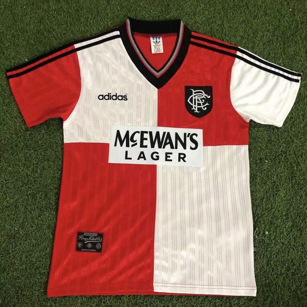 Rangers 1995/1996 Away Retro Jersey 