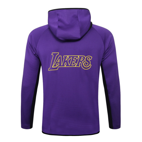 Purple Full-Zip Trake Hoodie Jacket and Pants H004