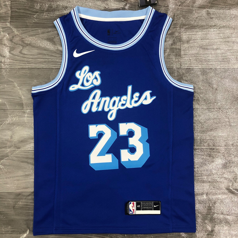 lebron james royal blue jersey