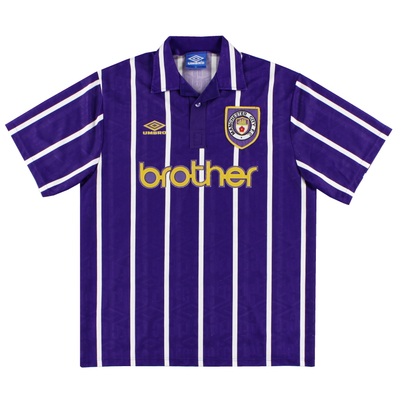 Manchester City Name Set 1993-94 ANY NAME NUMBER Flock Shirt Rosler Kinkladze 