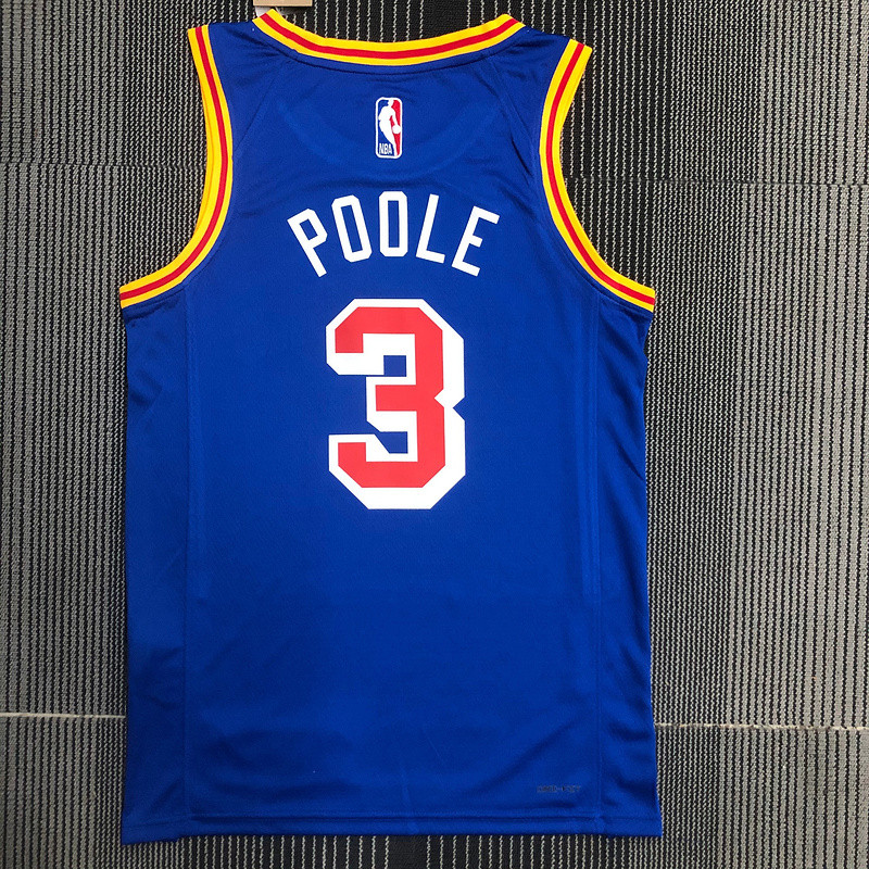 jordan poole jersey 75th anniversary