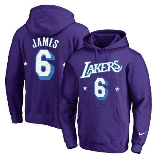 Men's Purple LeBron James City Edition Hoodie