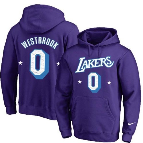 Men's Purple Russell Westbrook City Edition Hoodie
