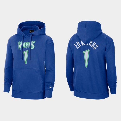 Men's Blue Anthony Edwards City Edition Hoodie