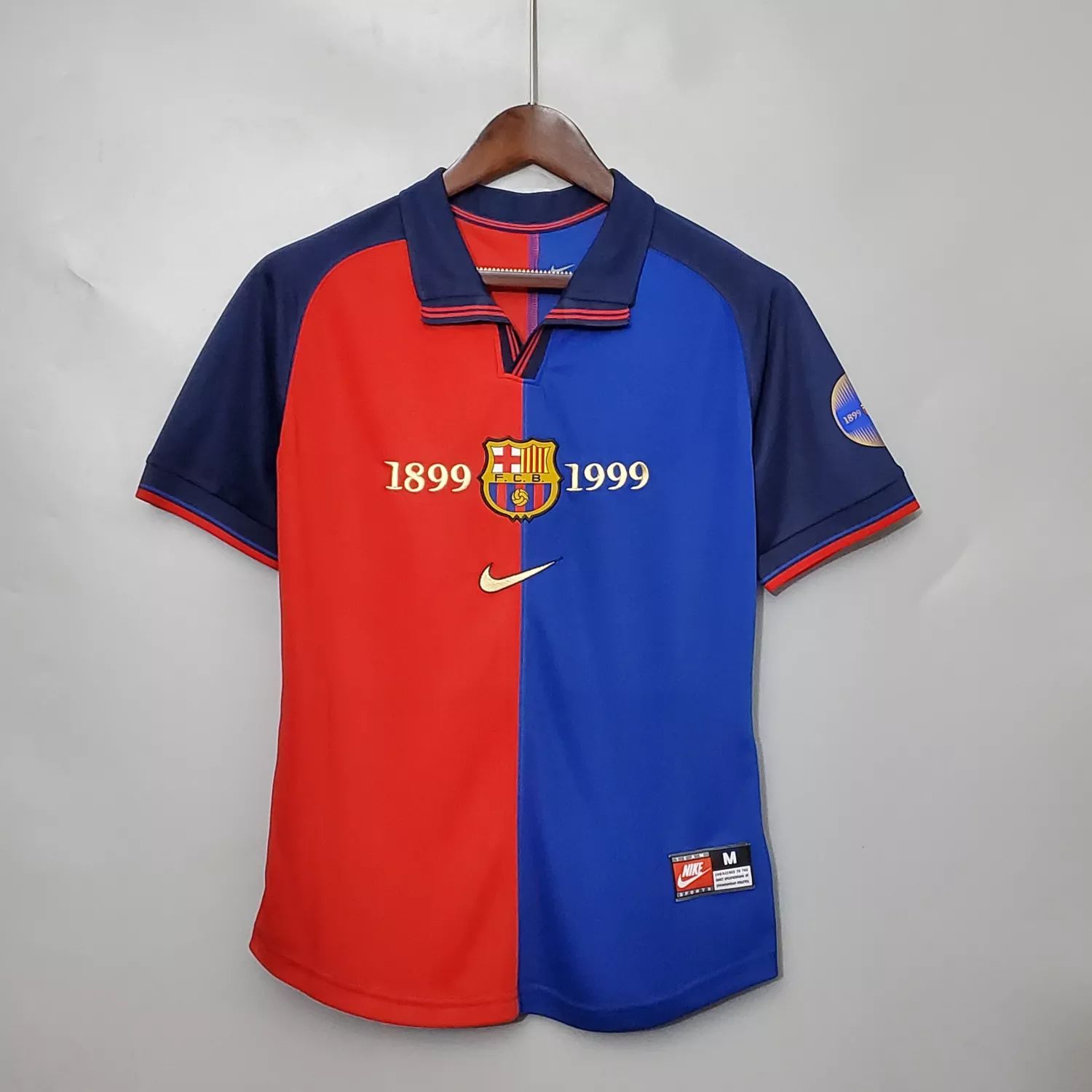 US$ 19.99 - Barcelona 1999/2000 Centenary Home Retro Jersey