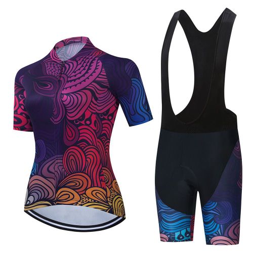 Women's Road Race Pro Team Cycling Short-sleeved Suit