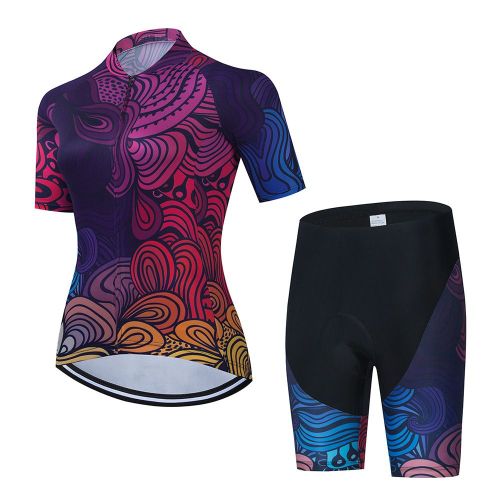 Women's Road Race Pro Team Cycling Short-sleeved Suit