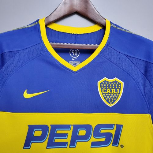 Boca Juniors 2003/2004 Home Retro Jersey