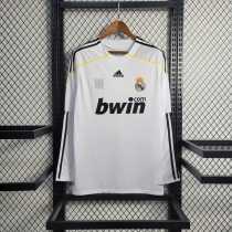 Real Madrid 2009/2010 Home Retro L/S Jersey